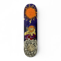 Sun King Orange skateboards by Haughey63 Sun King Orange skateboards