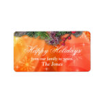 sun kissed christmas ~ label