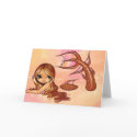"Sun Kissed Mermaid" Greeting Card