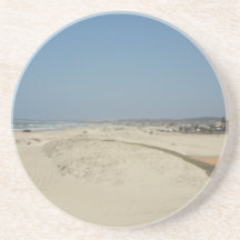 sun, land, sea and sky in the same image beverage coaster
