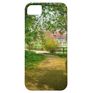 Sun light on Prunus Park iPhone 5 Cases