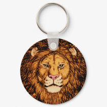 Sun Lion keychain by we_the_animals Sun Lion keychain