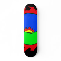 SUN Logo SK8 Deck skateboards by spicetraderrecords SUN Logo SK8 Deck skateboards