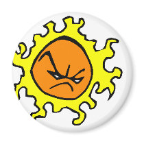 Sun magnets by SunAndMoon Sun magnets