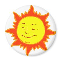 Sun magnets by SunAndMoon Sun magnets