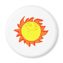 Sun magnets by SunAndMoon Sun magnets