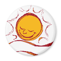 Sun magnets by SunAndMoon Sun magnets