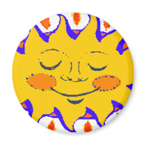 Sun Fridge Magnets