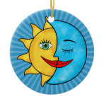 Sun Moon Christmas Tree Ornament