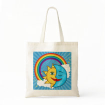 Sun Moon Rainbow Stars Bag