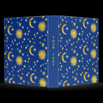 Sun, Moon & Stars binders