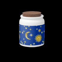 Sun, Moon & Stars candy jars