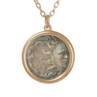 SUN MOON STARS CHARM NECKLACE