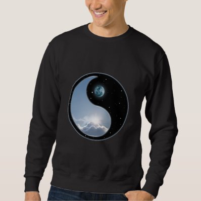 Sun-Moon Yin-Yang Pull Over Sweatshirts