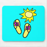 Sun n' Flip Flops Mouse Pads
