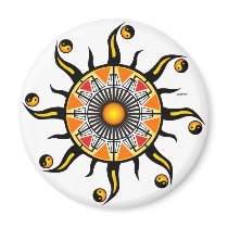 Sun of A Basket Magnets