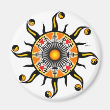 Sun of A Basket Magnets