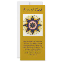 Sun of God 001, "And the angel said unto them, ... rack cards by noobeegin Sun of God 001, "And the angel said unto them, ... rack cards