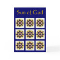 Sun of God Greeting Card by noobeegin Sun of God Greeting Card