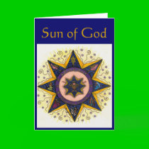 Sun of God Greeting Card