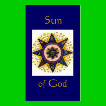 Sun of God Series #1 business cards by littlebitofsunshine Sun of God Series #1 business cards
