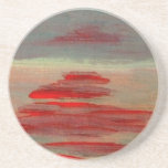 Sun on the Water Ocean Sunset Sunrise Seascape Beverage Coasters