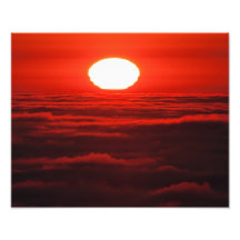 Sun over Fog Photograph