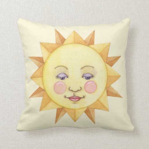 Sun Pillow Zazzle