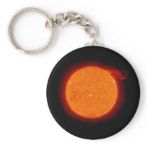 Sun Prominence Keychain