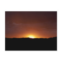 Sun putting postcards