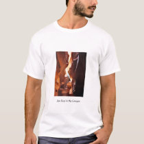 Sun Ray in the Canyon t-shirts