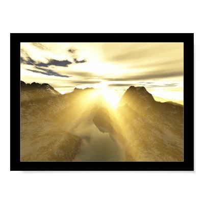 Sun Ray Print by Orbitol