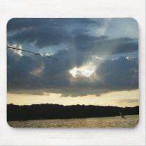 Sun Rays and Fish mousepads