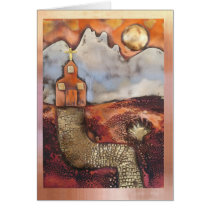 Sun Rise Church By Sheri Kerr Card