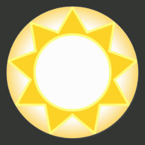 Sun stickers
