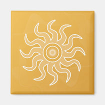 Sun Salutation magnets