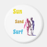 Sun, Sand, Surf Magnet