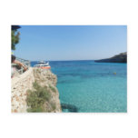 Sun, Sea and a little orange boat Postcards