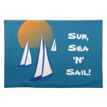 Sun, Sea 'N' Sail Coastal Yachts Placemat