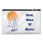 Sun, Sea 'N' Sail Coastal Yachts Travel Accessory Bags