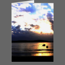 Sun Set at Weston Super Mare cards