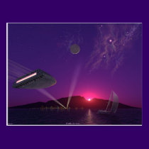 Sun Set Sail postcards