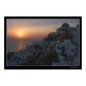 Sun Sets on Santorini posters by stephjmort Sun Sets on Santorini posters