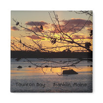 Sun Sets on Taunton Bay magnets by awhitelaw Sun Sets on Taunton Bay magnets