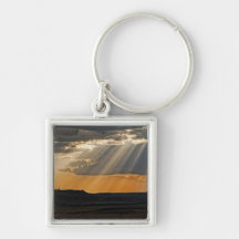 Sun setting on the Masai Mara. Keychains