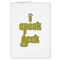 Sun Shine I Speak Geek cards