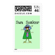 Sun Soaker Flamingo Tshirts and Gifts postage