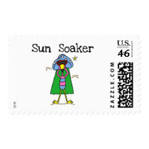 Sun Soaker Flamingo Tshirts and Gifts postage