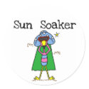 Sun Soaker Flamingo Tshirts and Gifts stickers