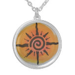 Sun Spiral Personalized Necklace